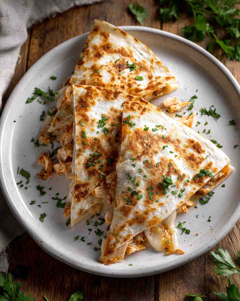 Baked Apple Chicken Quesadillas