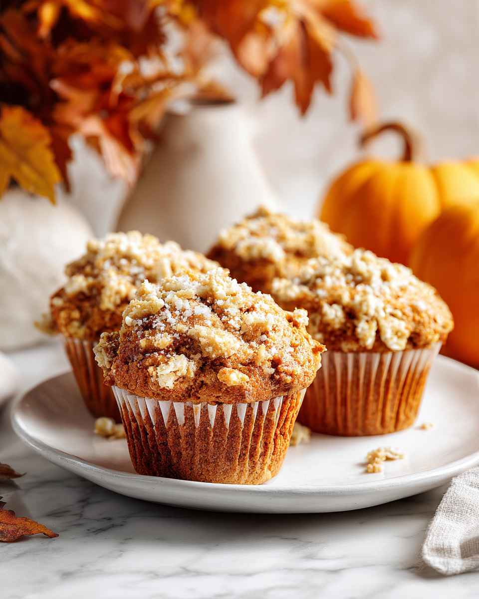 Baked Apple Cinnamon Muffins with Nutty Oat Topping