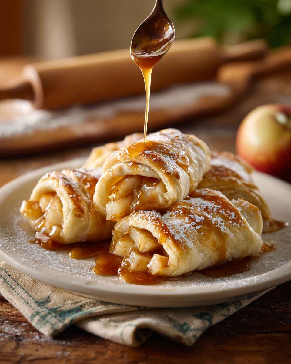 Baked Apple Dumpling Rolls