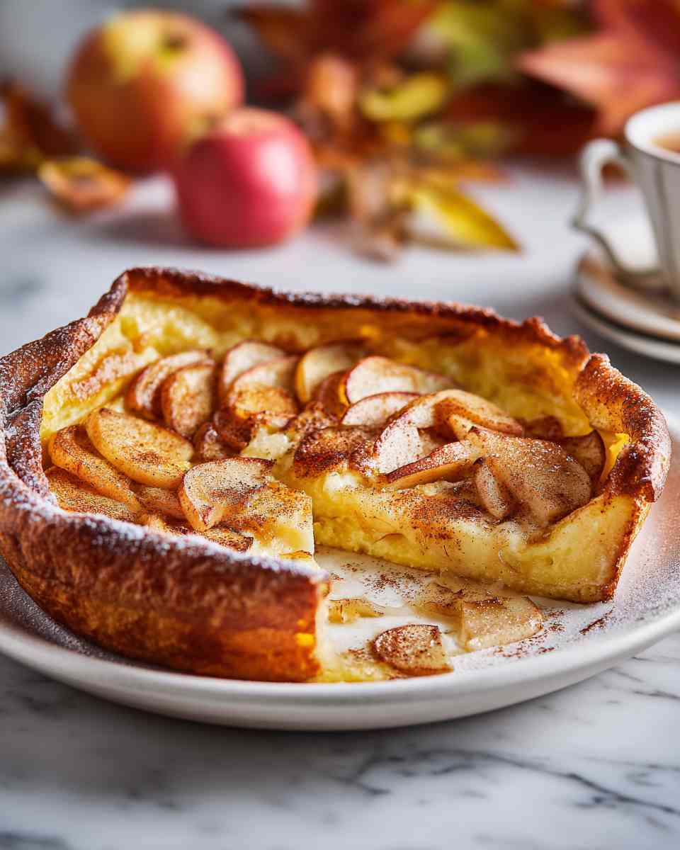 Baked Apple Dutch Baby Pancake