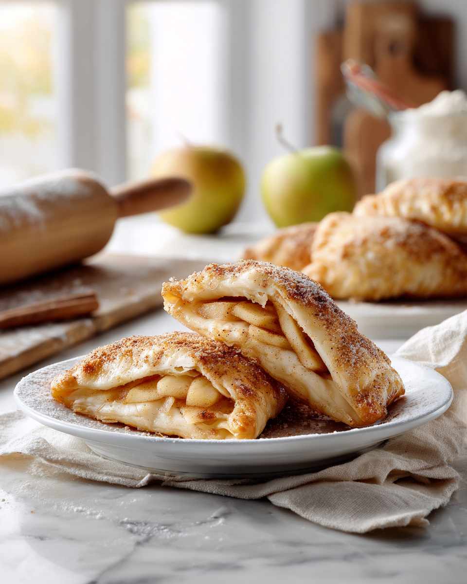 Baked Apple Pockets with Cinnamon Sugar