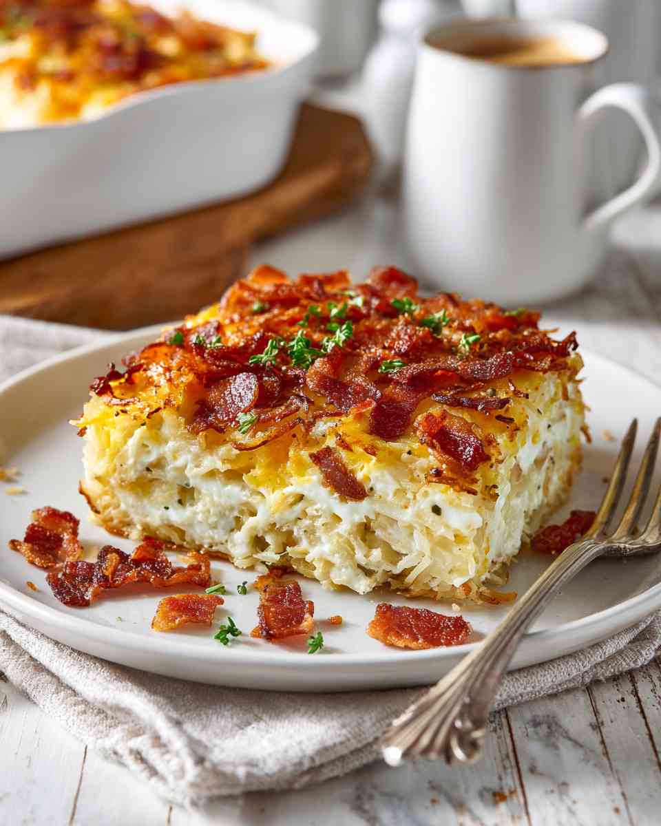 Baked Bacon and Potato Breakfast Casserole