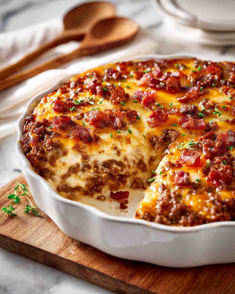 Baked Bacon Cheeseburger Casserole