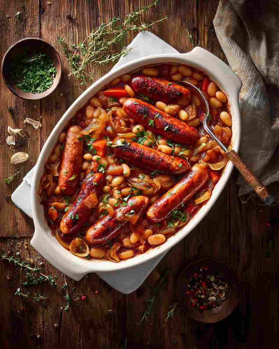 Baked Beans and Hot Dog Casserole