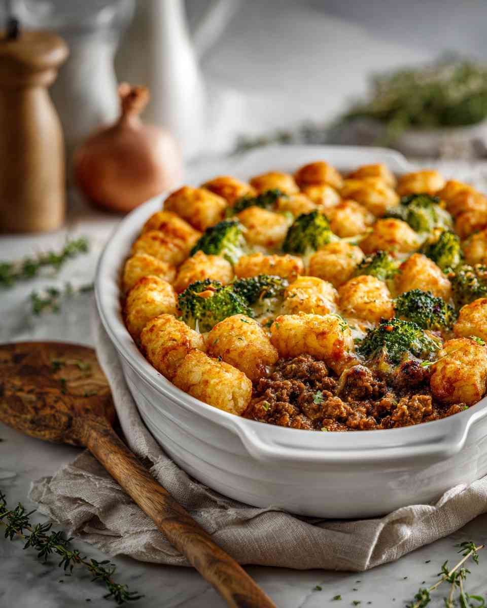 Baked Beef and Tater Tot Casserole