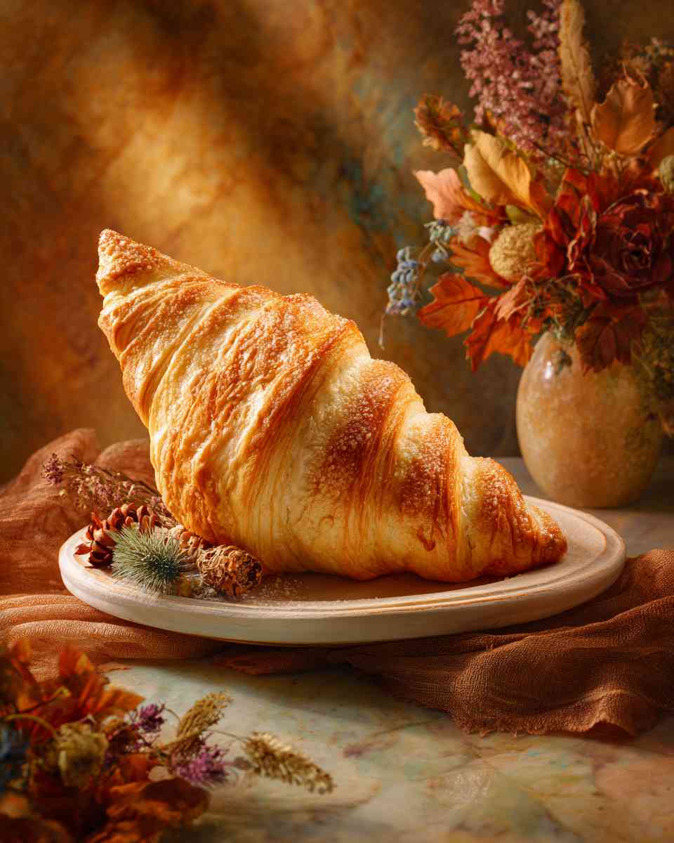 Baked Bread Cornucopia Centerpiece