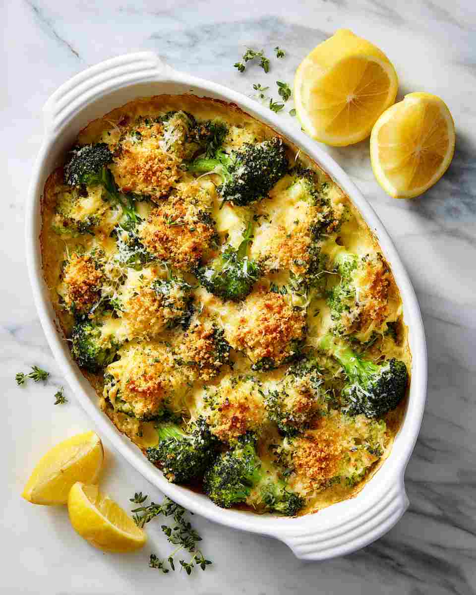 Baked Broccoli and Cheddar Casserole