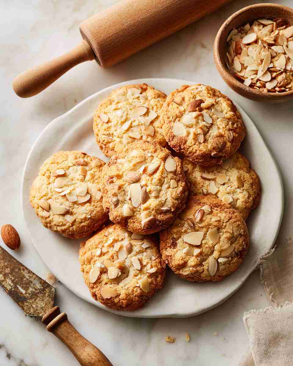 Baked Buttery Almond Cookies