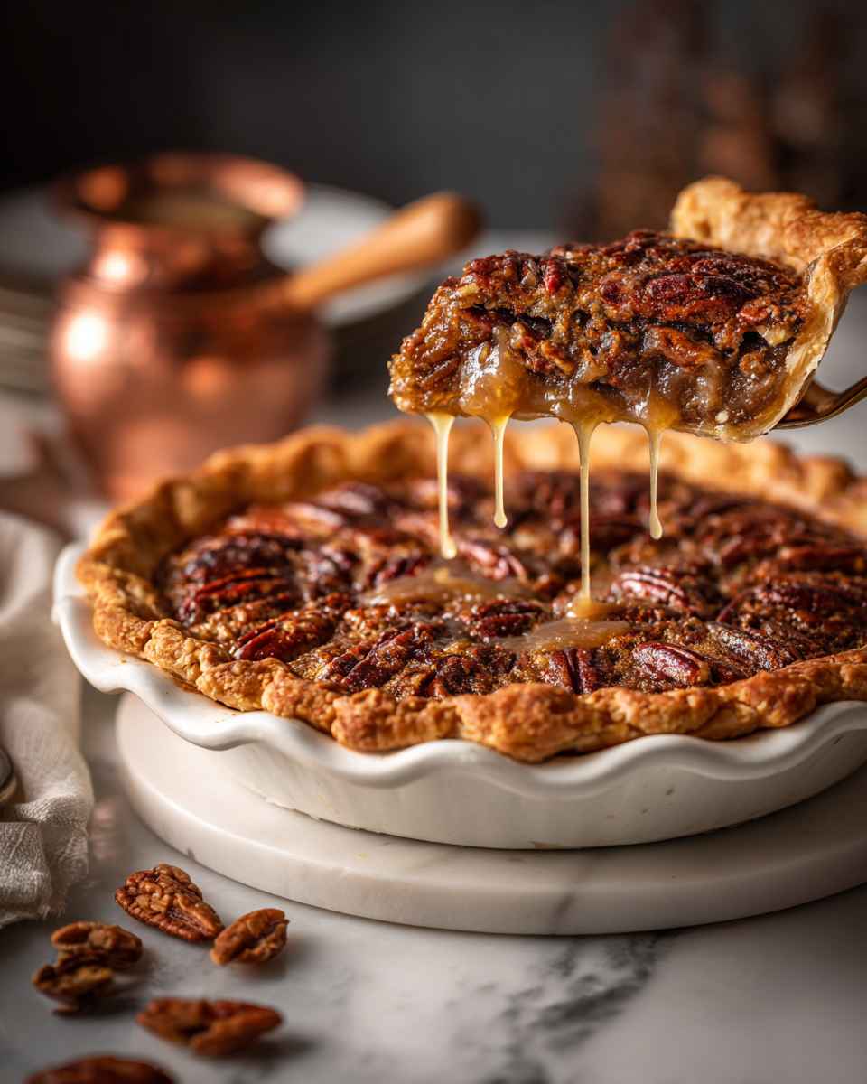 Baked Caramel Pecan Pie