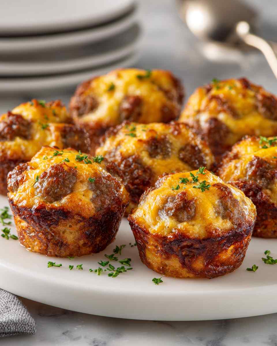 Baked Cheeseburger Bites