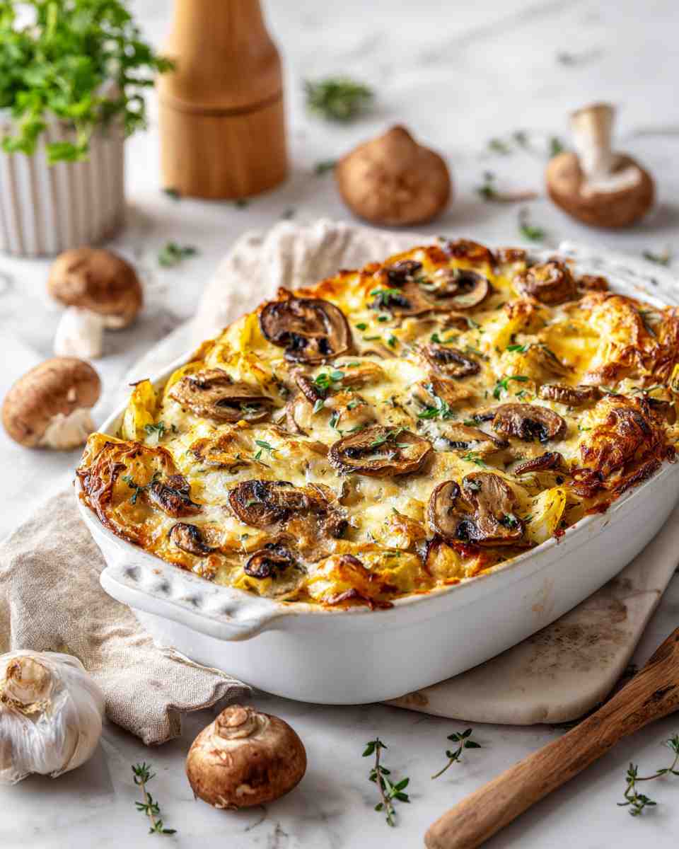 Baked Cheesy Vegetable Casserole