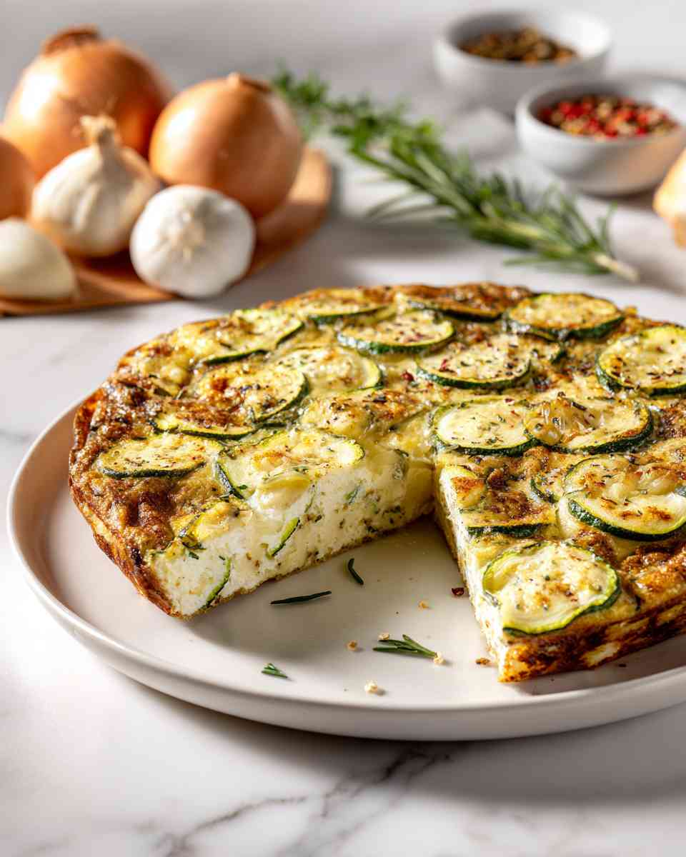 Baked Cheesy Vegetable Frittata