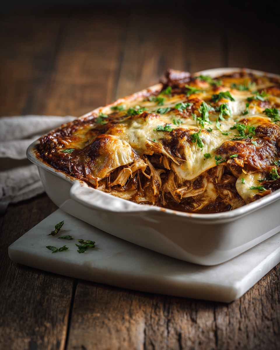 Baked Chicken and Olive Mole Casserole