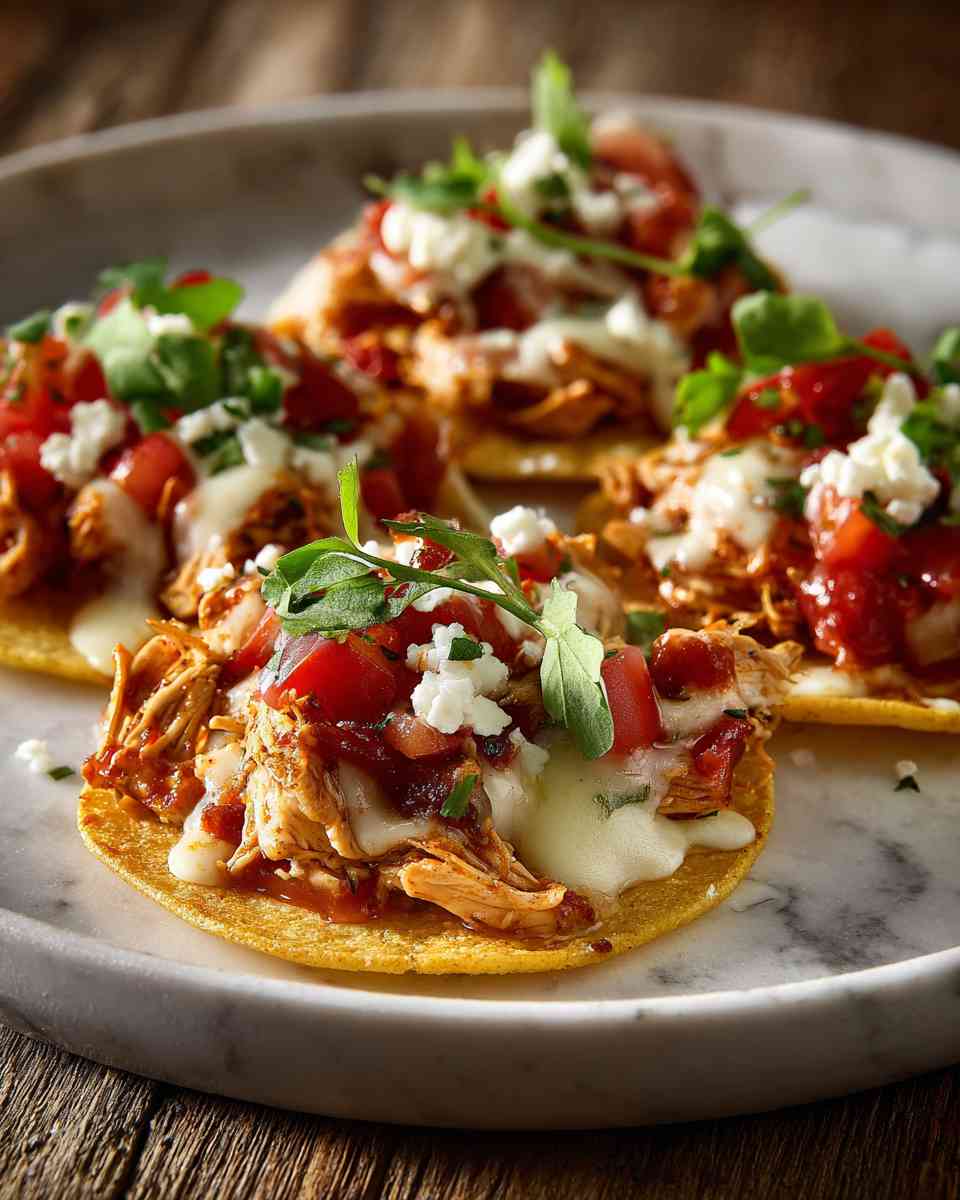 Baked Chicken and Tomato Chalupas