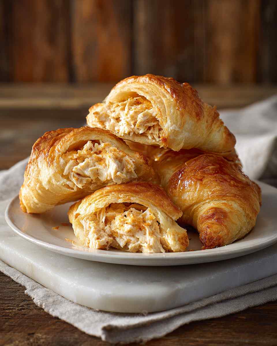 Baked Creamy Chicken Crescent Rolls