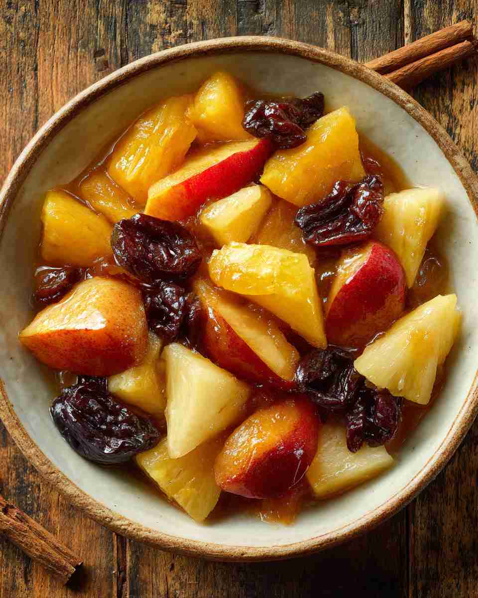 Baked Fruit Medley Compote