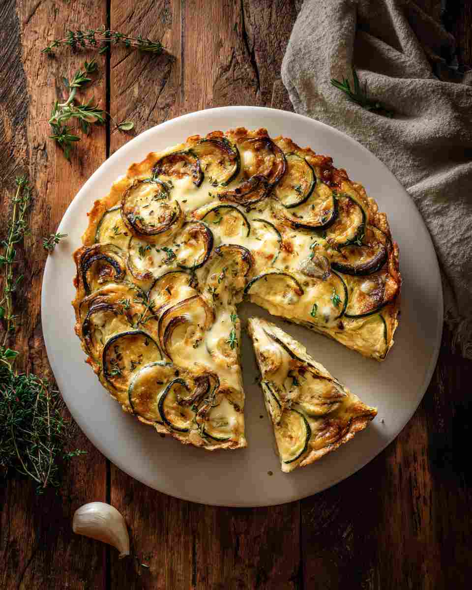 Baked Zucchini and Cheese Quiche