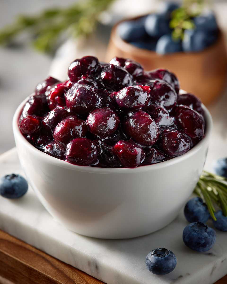Blueberry Compote for Breakfast Treats