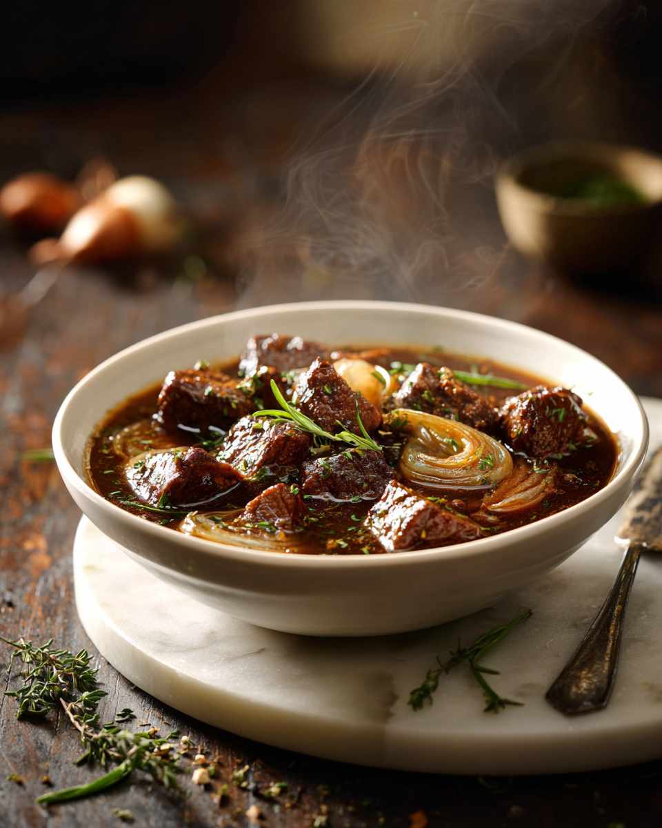 Braised Beef and Onion Stew