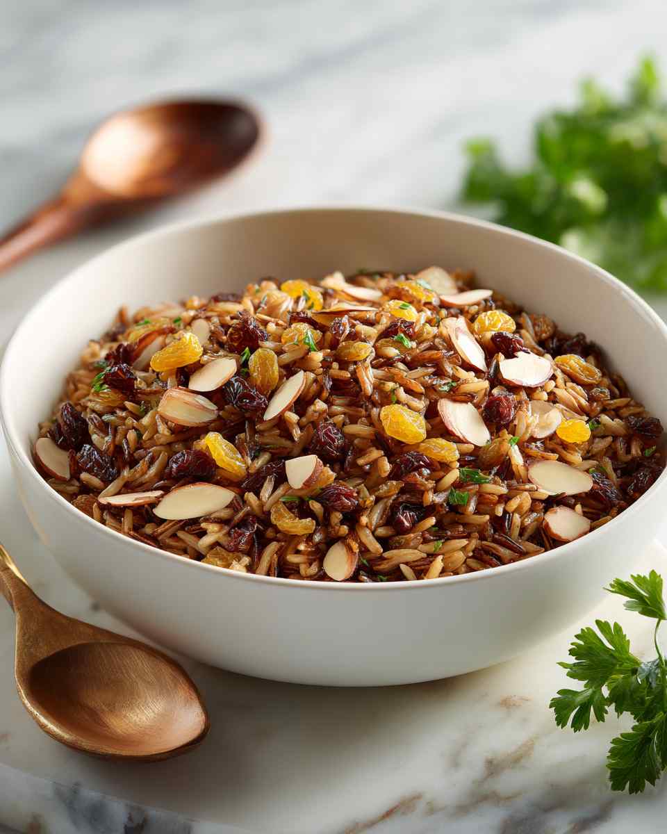 Buttery Almond and Wild Rice Medley