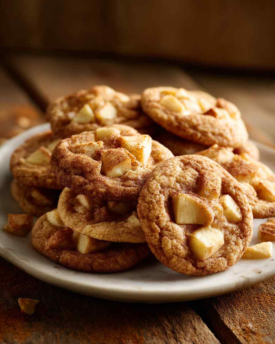 Buttery Apple Cinnamon Cookies