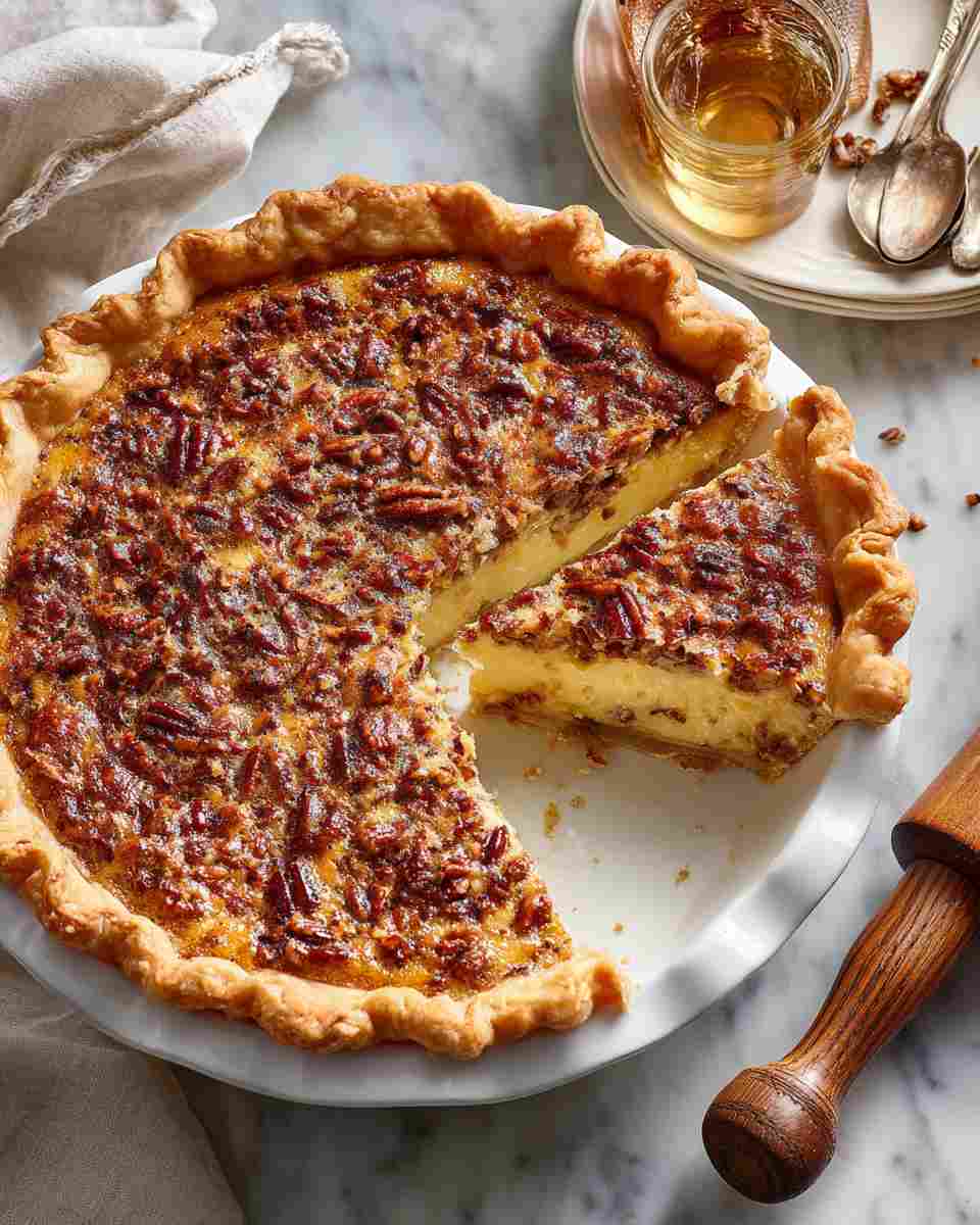 Buttery Baked Buttermilk Pecan Pie