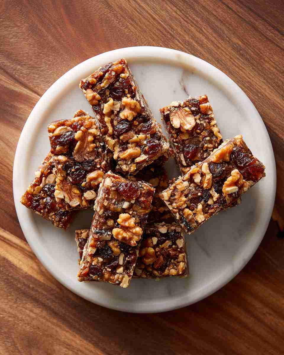 Buttery Baked Date and Walnut Bars