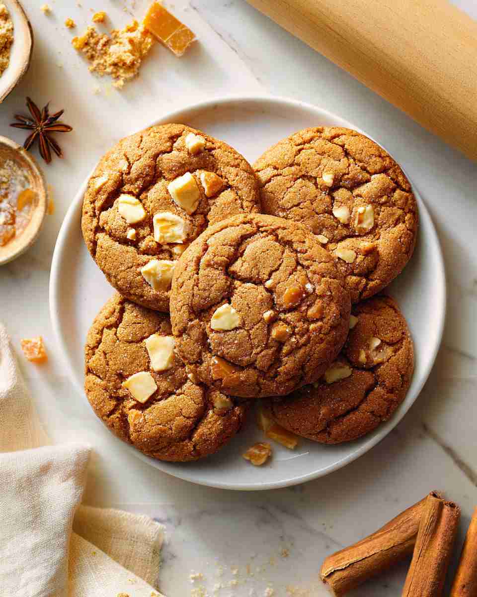 Buttery Baked Gingerbread Cookies
