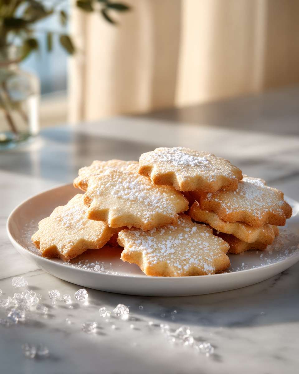 Buttery Baked Shortbread Cookies