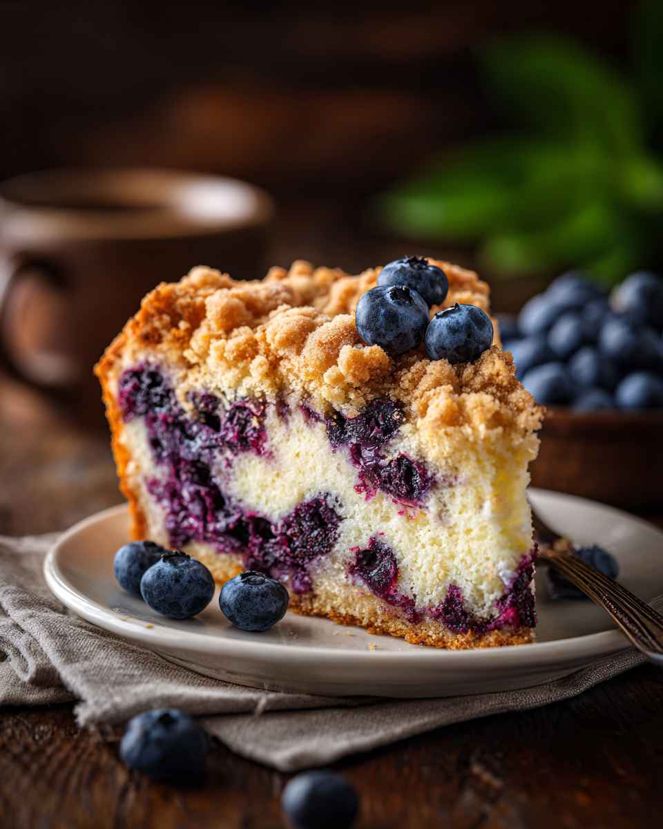 Buttery Blueberry Cake