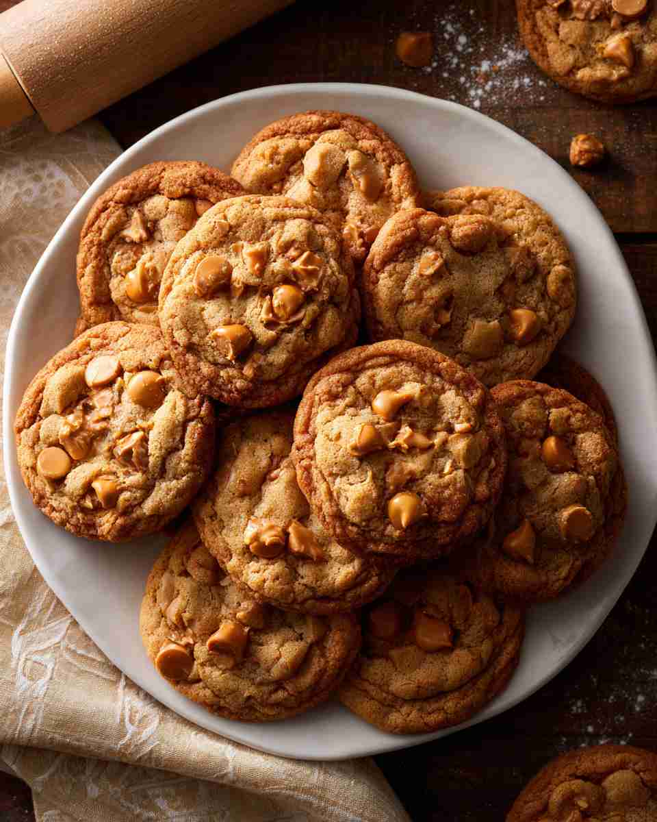 Buttery Butterscotch Toffee Drop Cookies