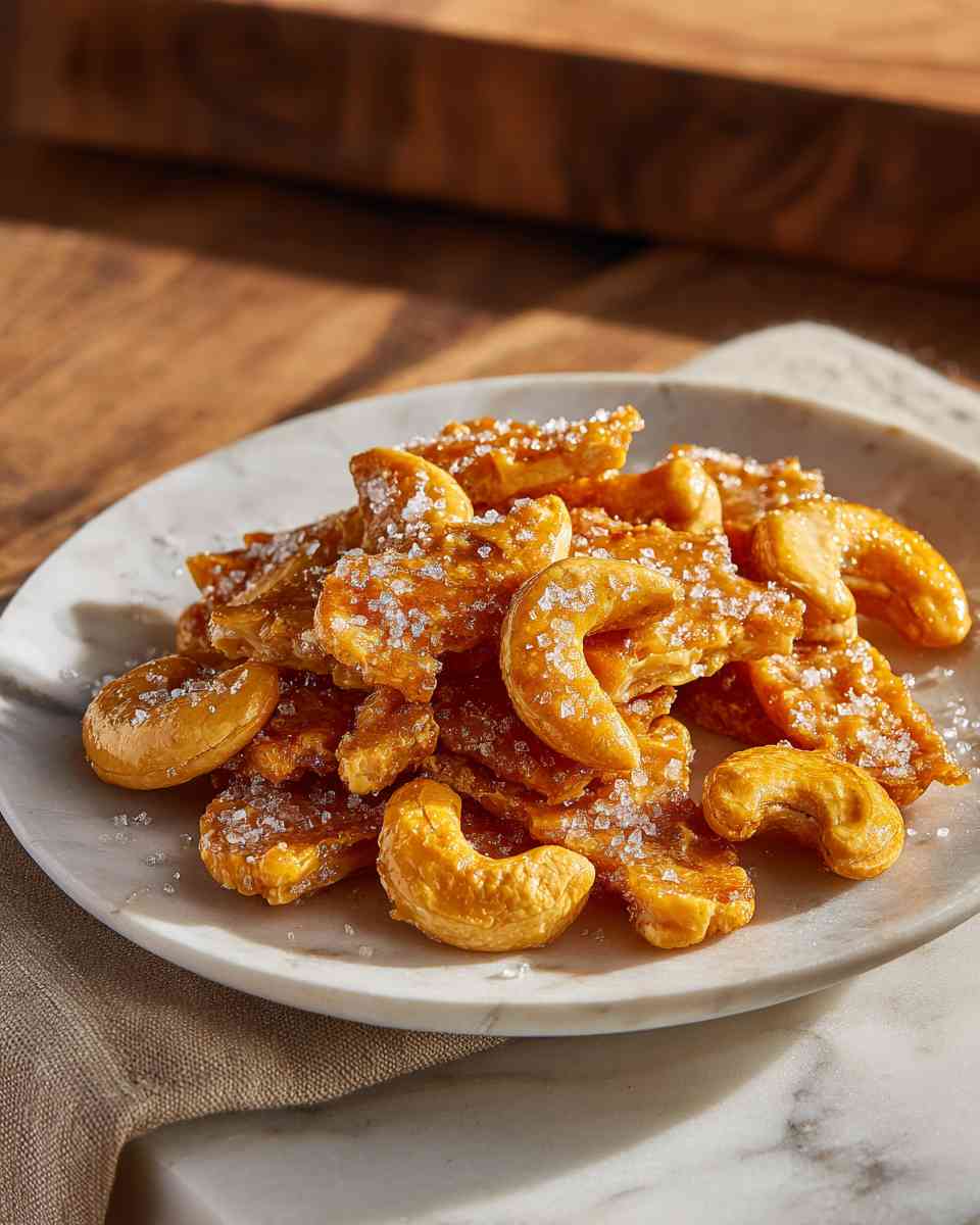 Buttery Cashew Brittle