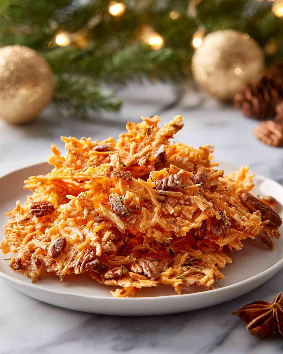 Buttery Cheddar Pecan Crisps