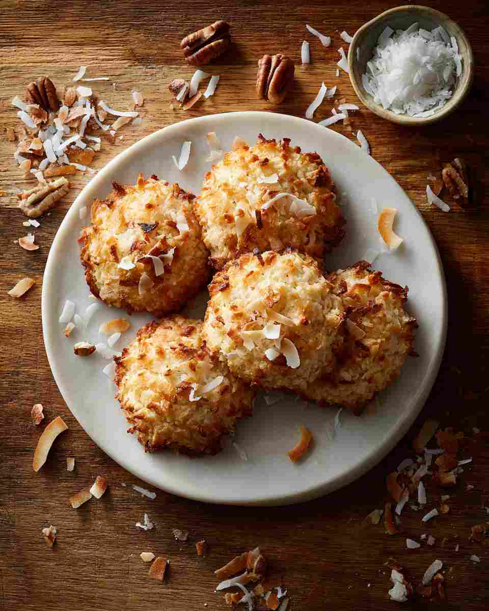 Buttery Coconut Pecan Cookies