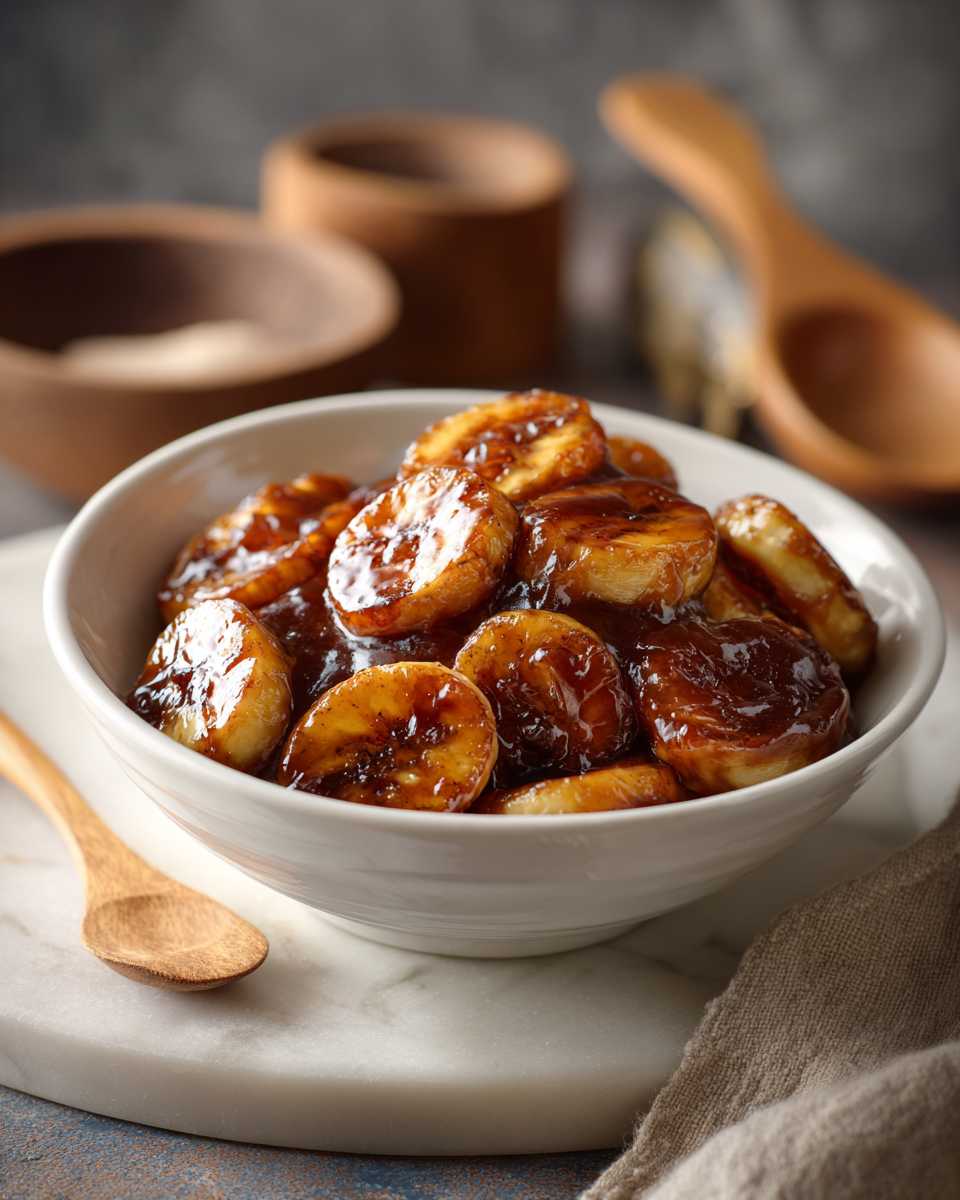 Caramelized Bananas Foster Topping