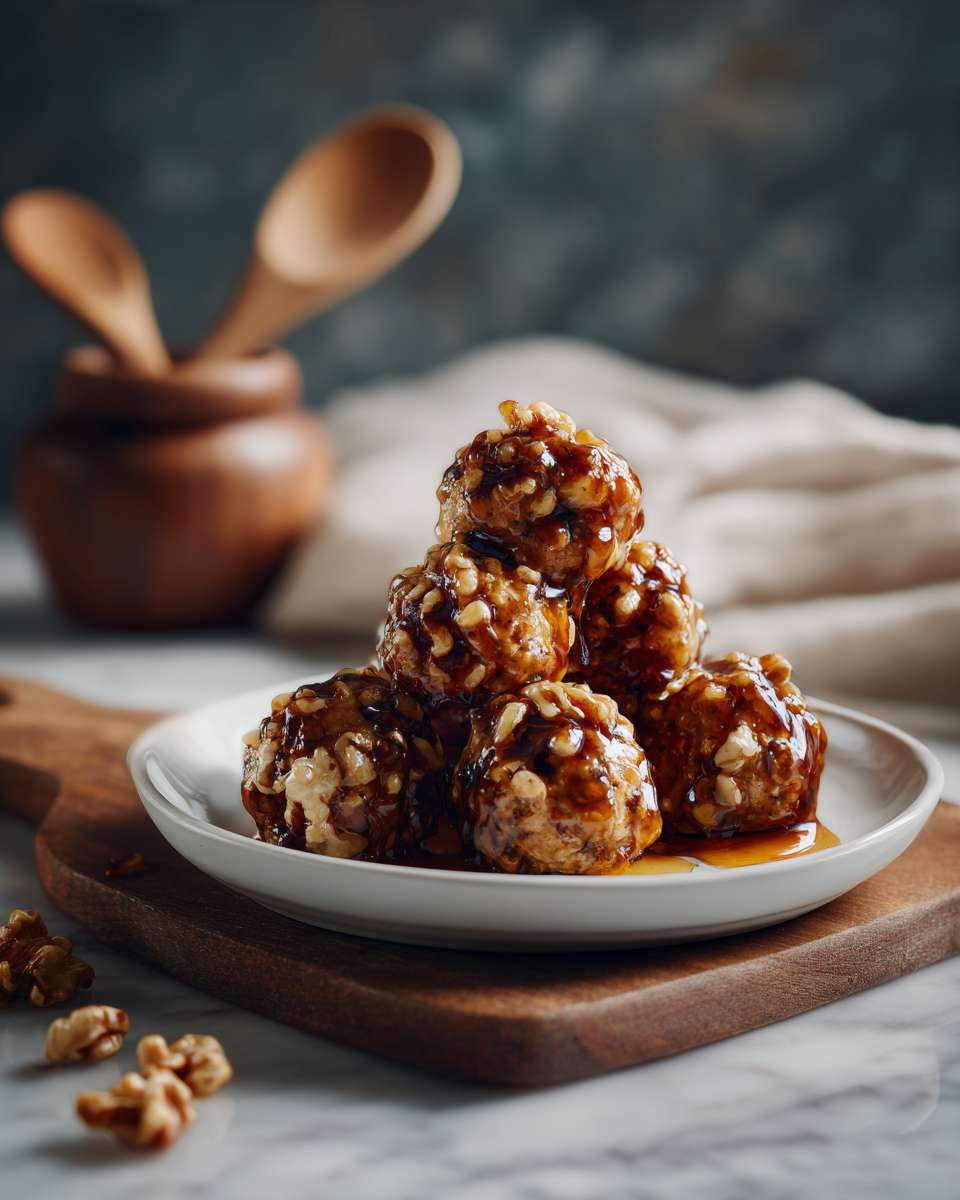 Caramelized Walnut Bites