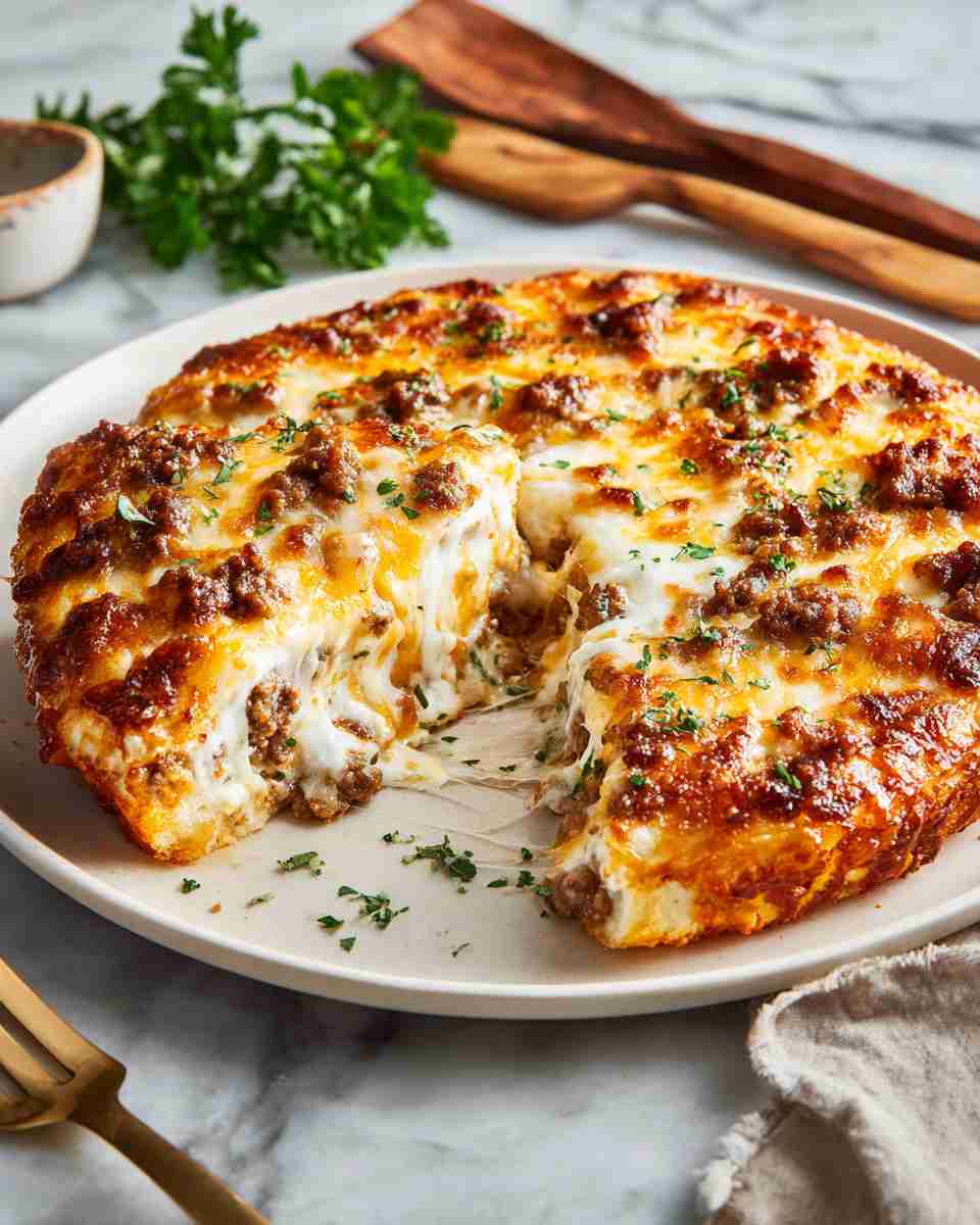 Cheesy Baked Bubble Pizza