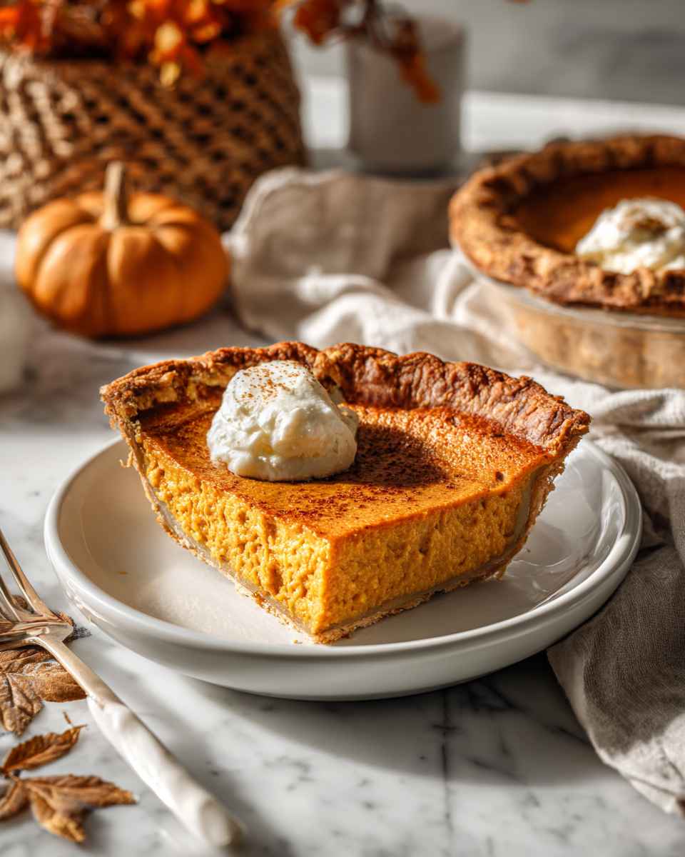 Creamy Baked Butternut Squash Pie