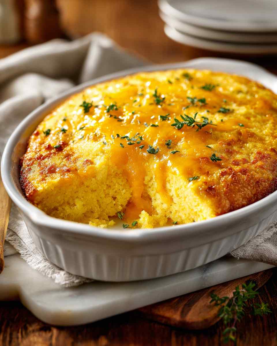 Creamy Baked Cheesy Grits Casserole