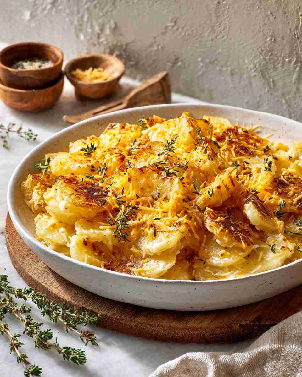 Creamy Baked Cheesy Hash Browns