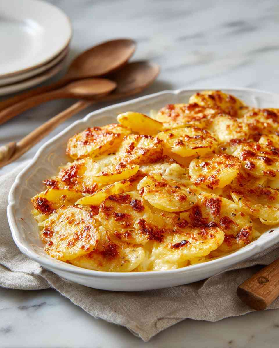 Creamy Baked Cheesy Potatoes