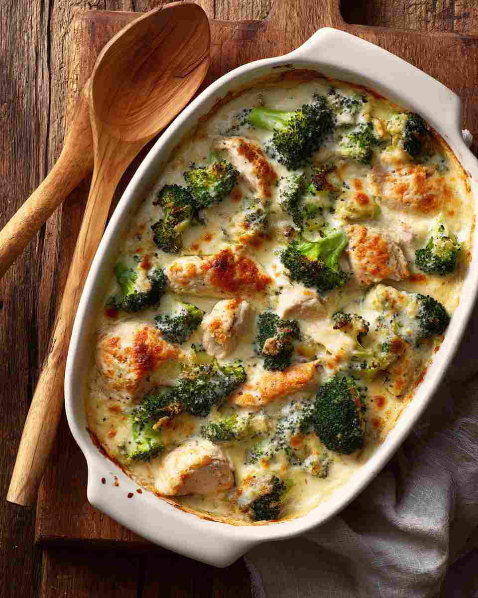Creamy Baked Chicken and Broccoli Casserole