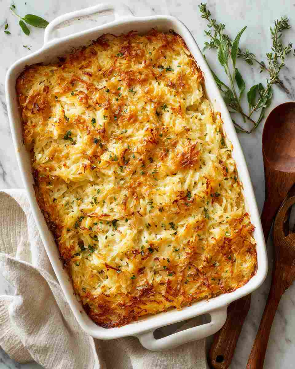 Creamy Baked Hash Brown Casserole