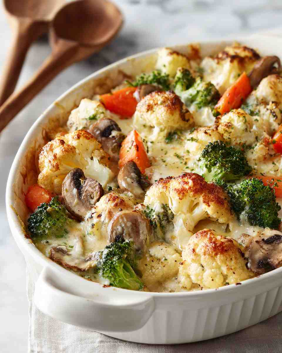 Creamy Baked Vegetable Casserole