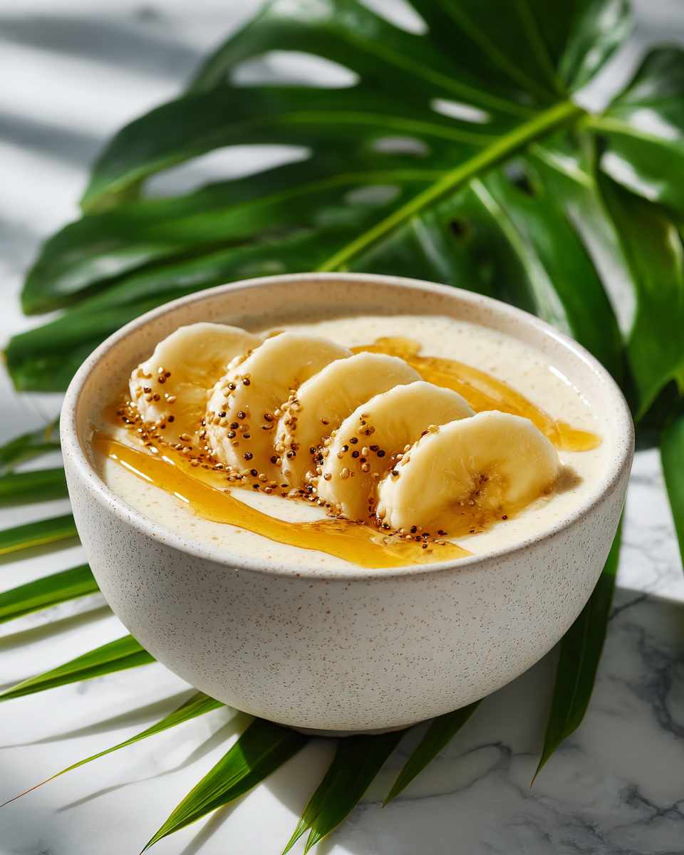 Creamy Banana Honey Smoothie