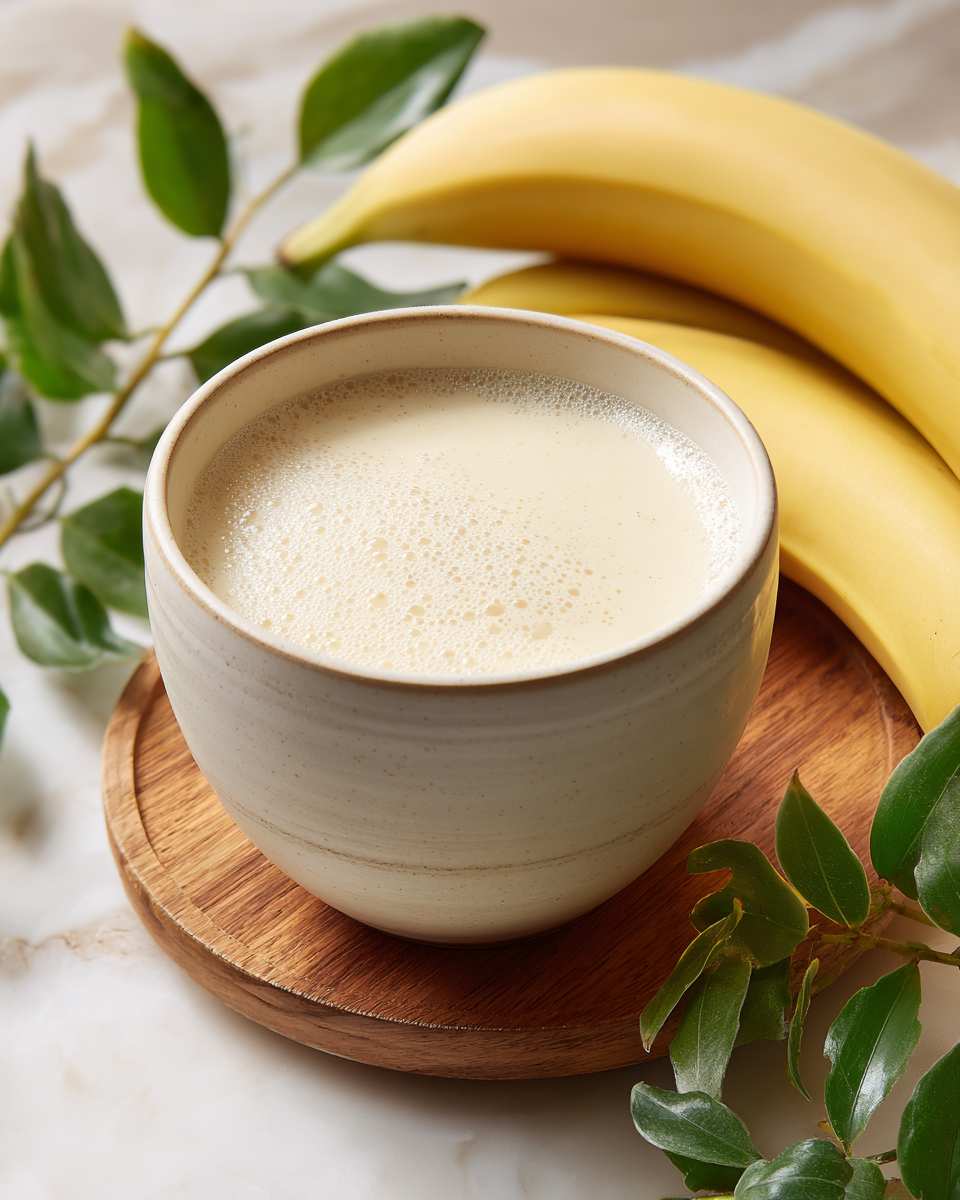 Creamy Banana Milk Smoothie