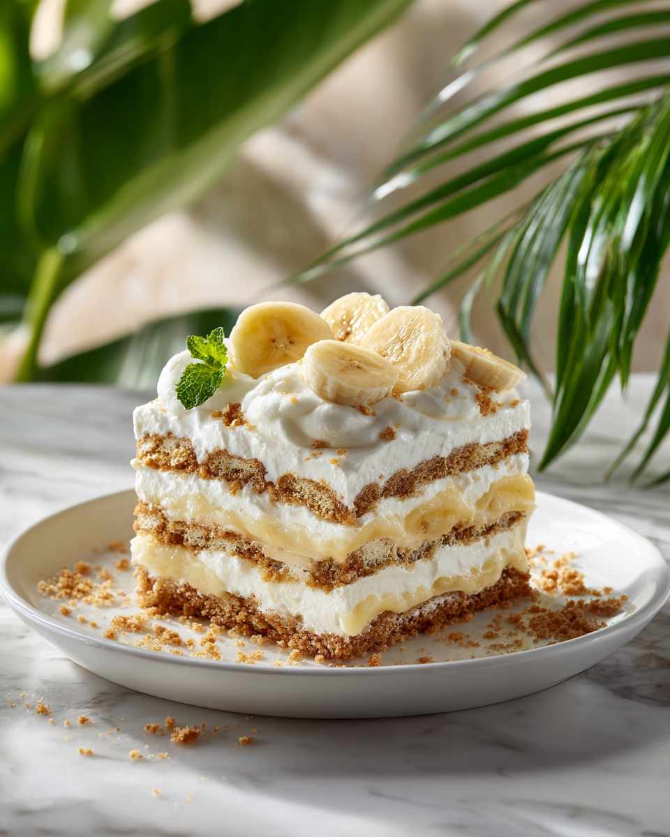 Creamy Banana Split Icebox Cake