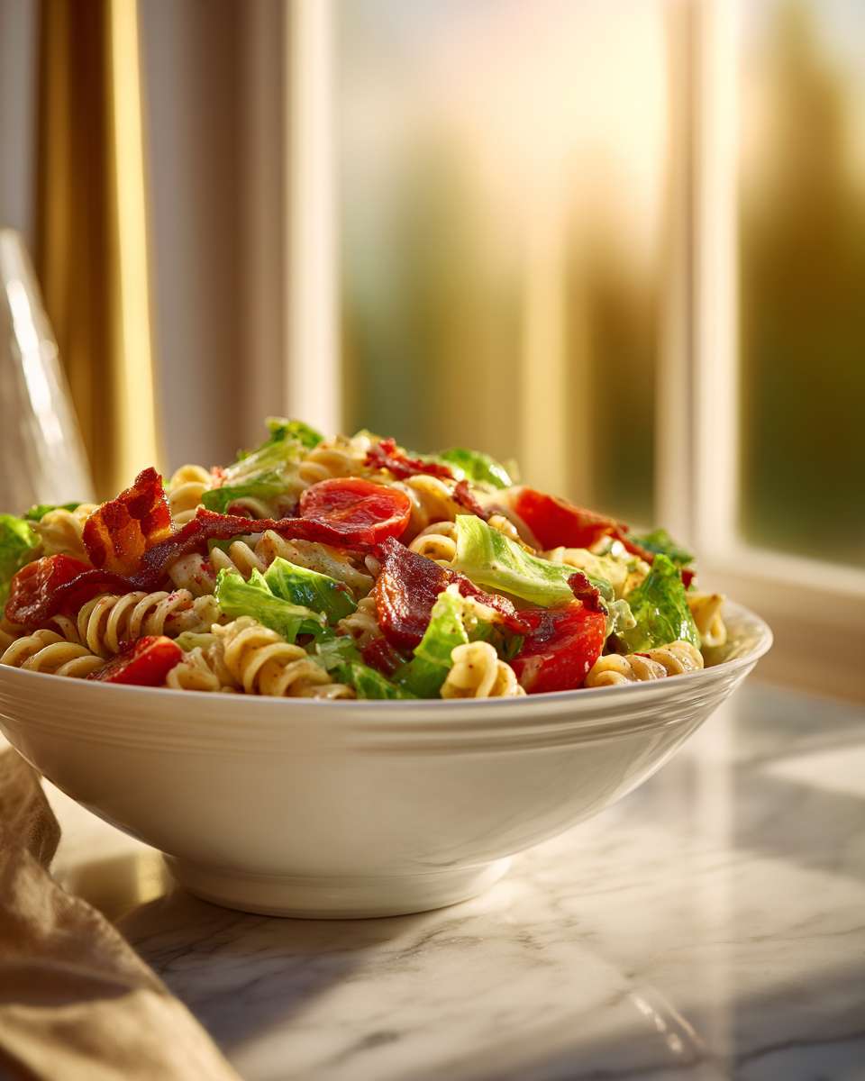 Creamy BLT Pasta Salad