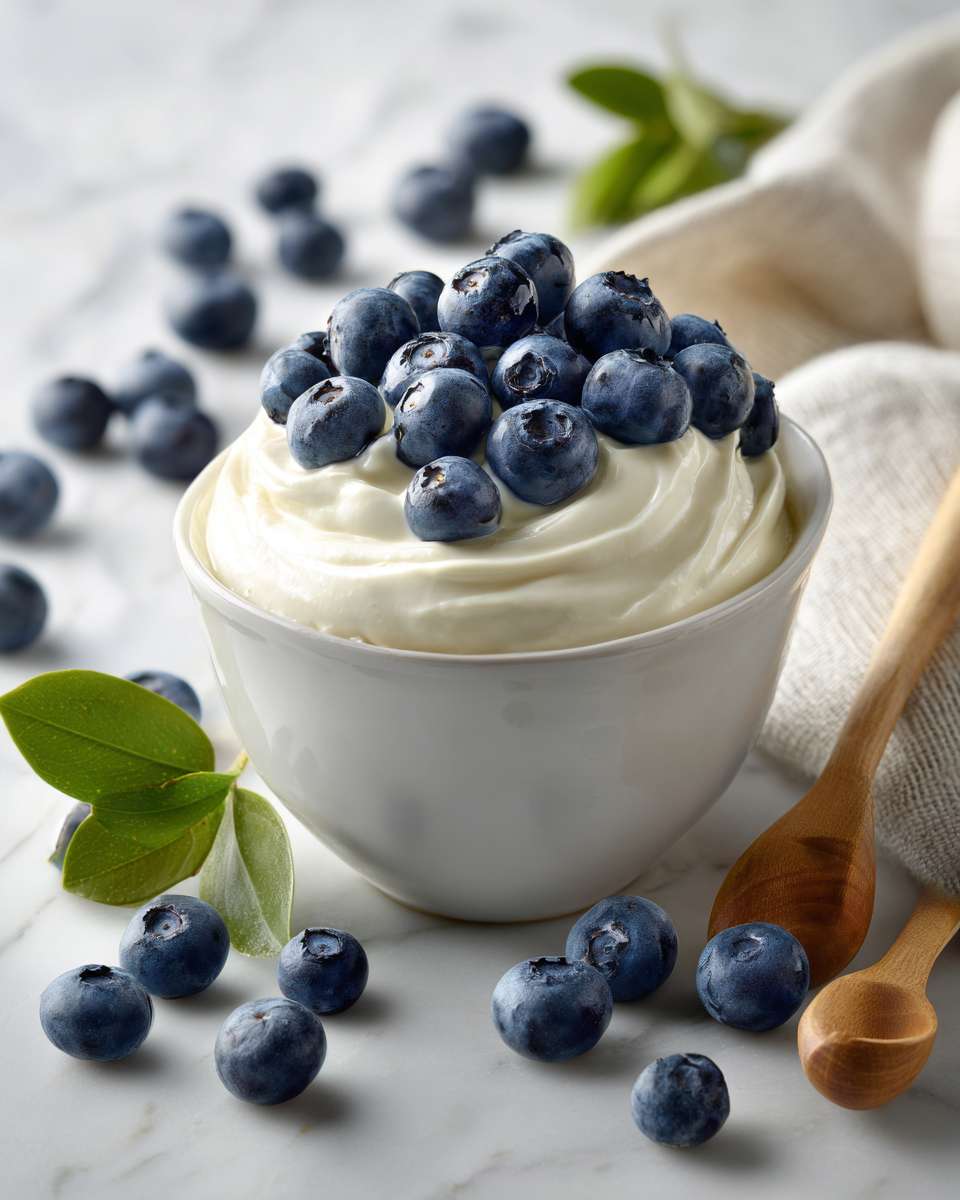 Creamy Blueberry Fruit Dip