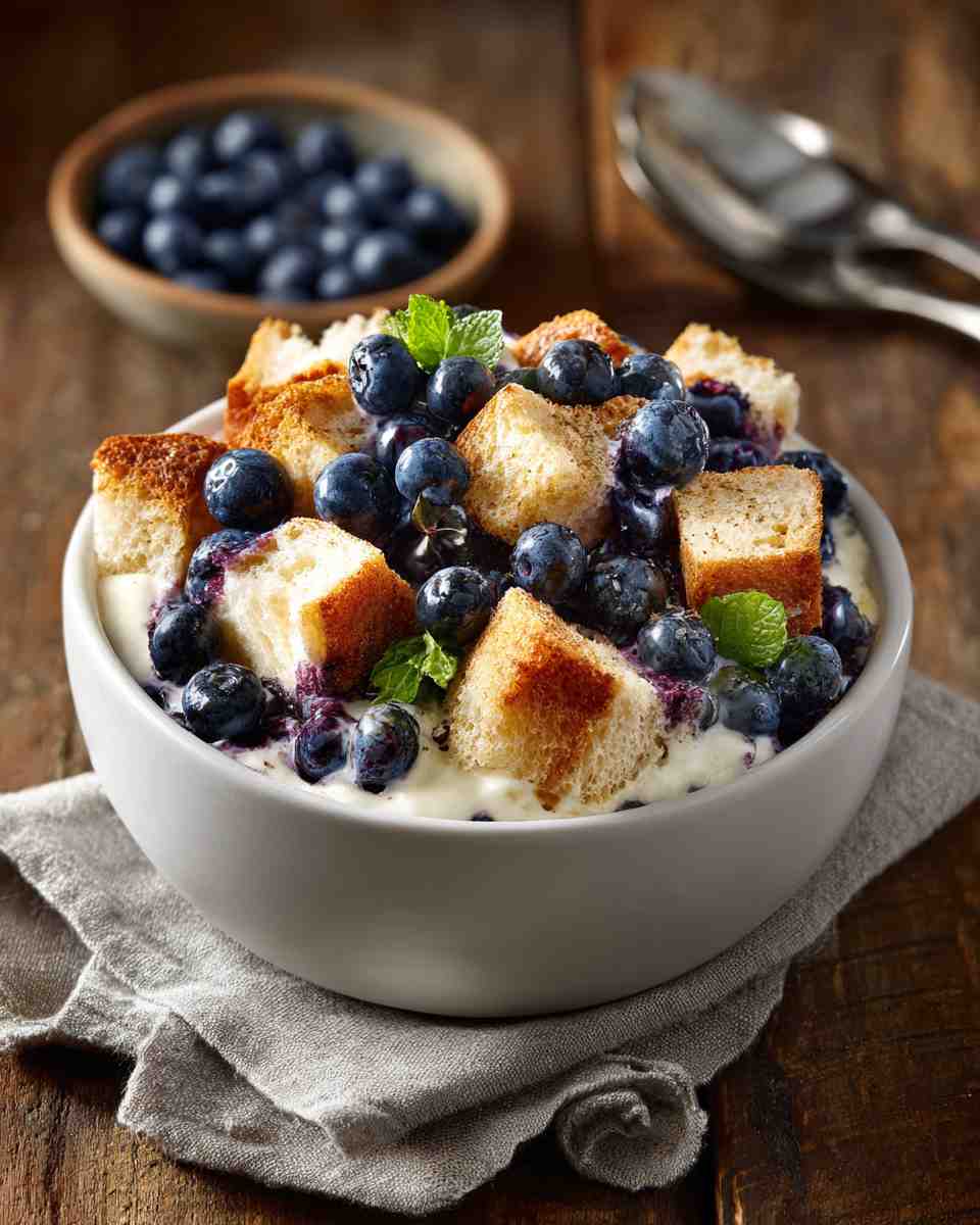 Creamy Blueberry Trifle
